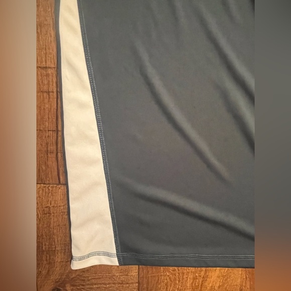 NWT puma boys 2 piece swim set rash guard trunks Sz large 14-16 orange blue - Picture 4 of 10